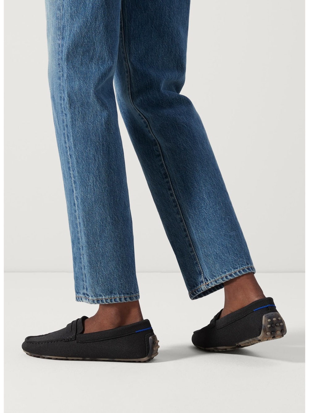 Rothy's The Driver Loafer Slip On Shoe Lightweight Black Timeless Women’s 6.5
